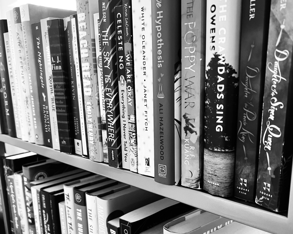 Bookshelf filled with books